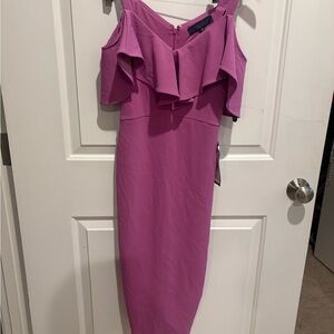 NWT- Rachel Sleeveless Purple Dressy Dress, XS